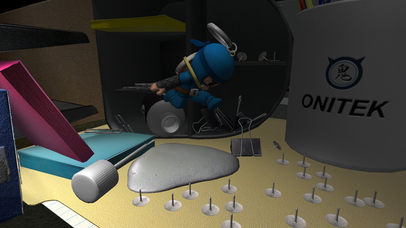 Illustration for article titled A Toy Story-Like Survival Game Where You're a Keychain Ninja